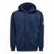 Bulwark SMZ8T Men's Tall Full-Zip Fleece Hooded Sweatshirt