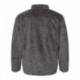 J. America 8464 Unisex Boundary Shag Frosty Sherpa Quarter-Zip Pullover
