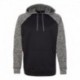 J. America 8612 Men's Colorblocked Cosmic Fleece Hooded Sweatshirt