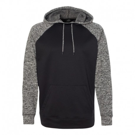 J. America 8612 Men's Colorblocked Cosmic Fleece Hooded Sweatshirt