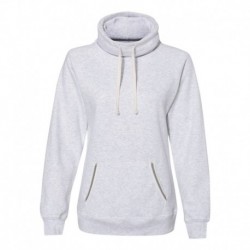J. America 8653 Women's Relay Cowl Neck Sweatshirt
