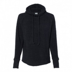 J. America 8680 Women's Teddy Fleece Hooded Sweatshirt