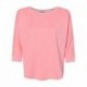 J. America 8685 Women's Lounge Fleece Dolman Crewneck Sweatshirt