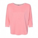 J. America 8685 Women's Lounge Fleece Dolman Crewneck Sweatshirt