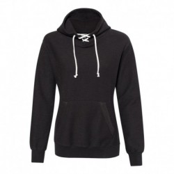 J. America 8694 Women's French Terry Sport Lace Scuba Hooded Sweatshirt