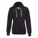J. America 8694 Women's French Terry Sport Lace Scuba Hooded Sweatshirt