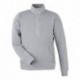J. America 8732 Unisex Pigment-Dyed Fleece Quarter-Zip Pullover