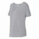 J. America 8815 Women's Slouchy V-Neck Tee
