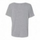 J. America 8815 Women's Slouchy V-Neck Tee