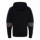 J. America 8832 Men's Sport Lace Colorblocked Fleece Hooded Sweatshirt