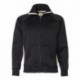 J. America 8858 Men's Vintage Polyester Fleece Track Jacket