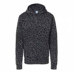 J. America 8880 Youth Triblend Fleece Hooded Sweatshirt