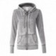 J. America 8913 Women's Zen Fleece Full-Zip Hooded Sweatshirt