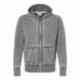 J. America 8916 Men's Vintage Zen Fleece Full-Zip Hooded Sweatshirt