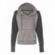 J. America 8926 Women's Zen Fleece Raglan Hooded Sweatshirt