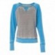 J. America 8927 Women's Zen Fleece Raglan Sweatshirt