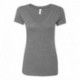 Next Level 6740 Women's Triblend Deep V-Neck T-Shirt