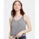 US Blanks US510 Women's Sheer Cropped Racer Tank Top