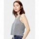 US Blanks US510 Women's Sheer Cropped Racer Tank Top