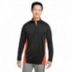 Harriton M786 Men's Flash Snag Protection Plus IL Colorblock Quarter-Zip