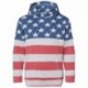 J America 8880JA Youth Triblend Pullover Hooded Sweatshirt