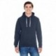 J America JA8871 Adult Triblend Pullover Fleece Hooded Sweatshirt