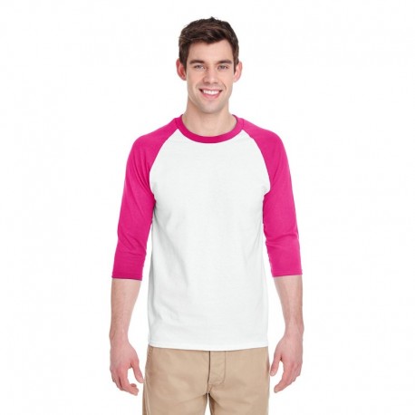 Gildan G570 Adult Heavy Cotton 3/4-Raglan Sleeve T-Shirt