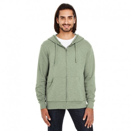 Threadfast Apparel 321Z Unisex Triblend French Terry Full-Zip