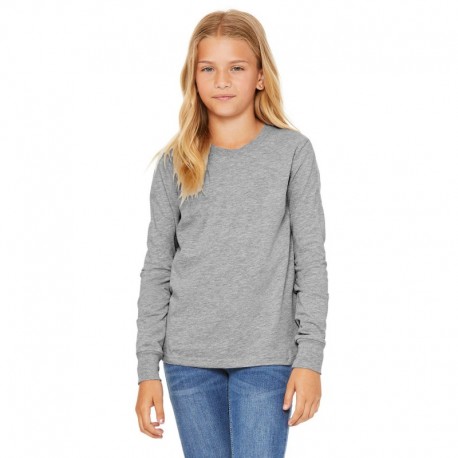 Bella + Canvas 3501Y Youth Jersey Long-Sleeve T-Shirt