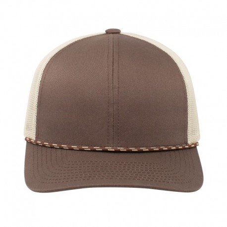 Pacific Headwear 104BR Trucker Snapback Braid Cap
