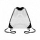 Liberty Bags OAD5007 Clear Drawstring Pack