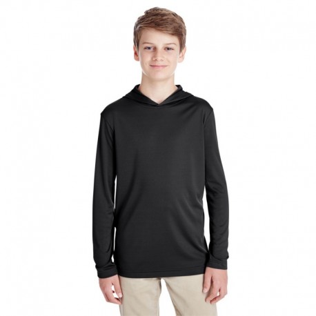 Team 365 TT41Y Youth Zone Performance Hooded T-Shirt Team 365 TT41Y Youth Zone Performance Hooded T-Shirt