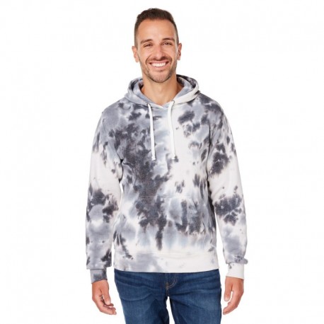 J America 8861JA Adult Tie-Dye Pullover Hooded Sweatshirt