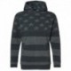 J America 8880JA Youth Triblend Pullover Hooded Sweatshirt