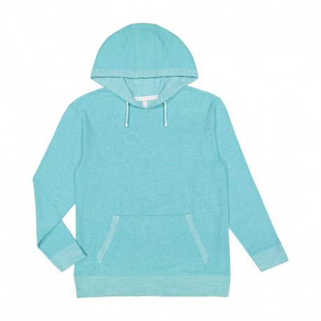 LAT 6779 Adult Harborside Melange French Terry Hooded Sweatshirt