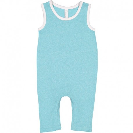 Rabbit Skins 4492 Infant Harborside Melange Tank Romper