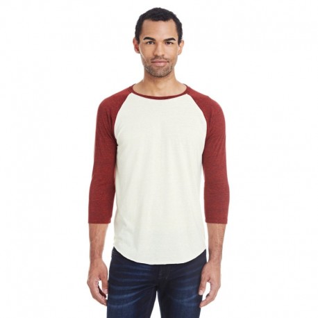 Threadfast Apparel 302G Unisex Triblend 3/4-Sleeve Raglan