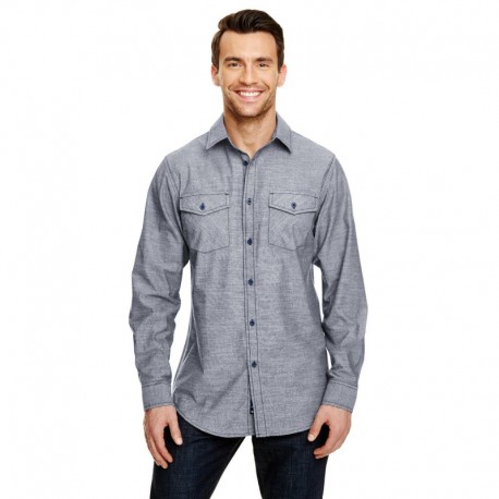 Burnside B8255 Mens Chambray Woven Shirt