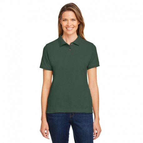 Harriton M200W Ladies 6 oz. Ringspun Cotton Pique Short-Sleeve Polo