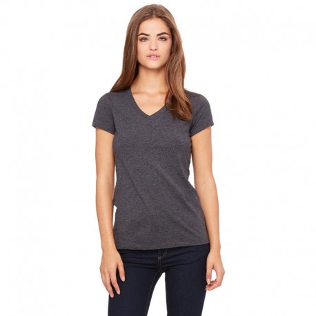 Bella + Canvas B6005 Ladies Jersey Short-Sleeve V-Neck T-Shirt